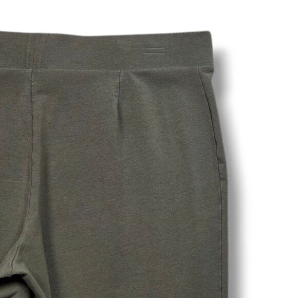 Pure Jill Slim Leg Pants Womens‎ Large Green Pull On Mid Rise Pima - Picture 7 of 10